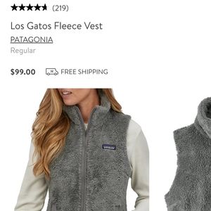 New without tag Los Gatos Fleece Vest